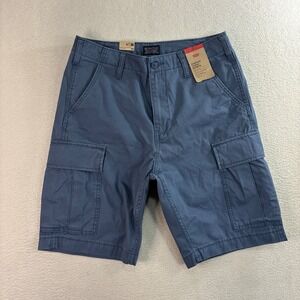 Levis Carrier Cargo Shorts Mens 31x10 Blue Cotton Utility Gorpcore Summer NWT